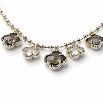 Crystal Clover Necklace