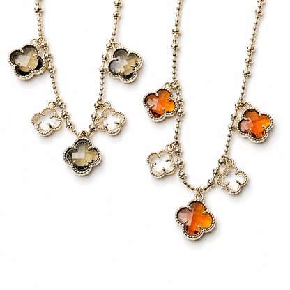 Crystal Clover Necklace