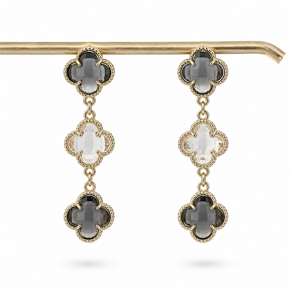 Crystal Clover Dangler
